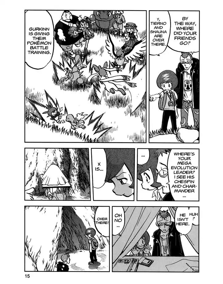 Pocket Monsters SPECIAL XY Chapter 22 page 13 - Chapter 22: Quilladin Stands