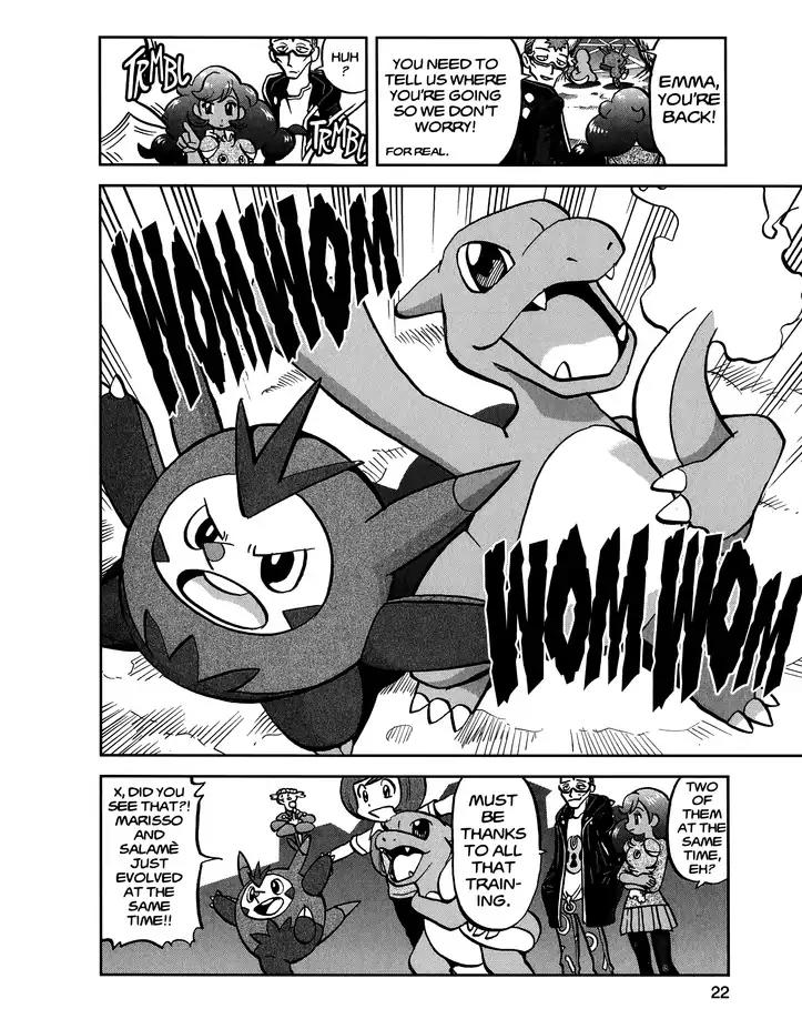 Pocket Monsters SPECIAL XY Chapter 22 page 20 - Chapter 22: Quilladin Stands