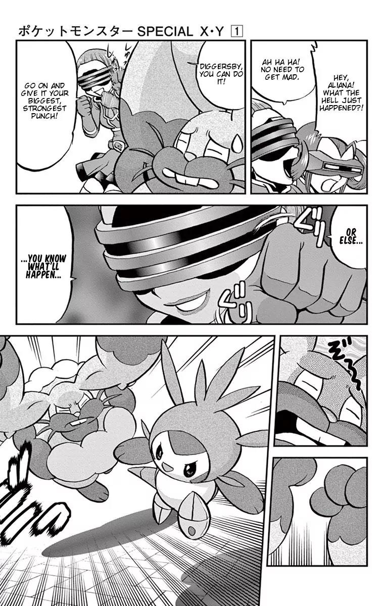 Pocket Monsters SPECIAL XY Chapter 4 page 14 - Chapter 4: Chespin, Pierce