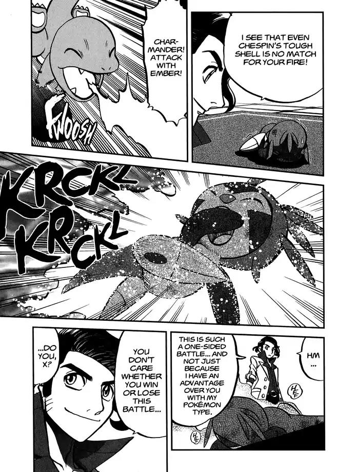 Pocket Monsters SPECIAL XY Chapter 9 page 7 - Chapter 9: Chespin Sows the Seeds of Change