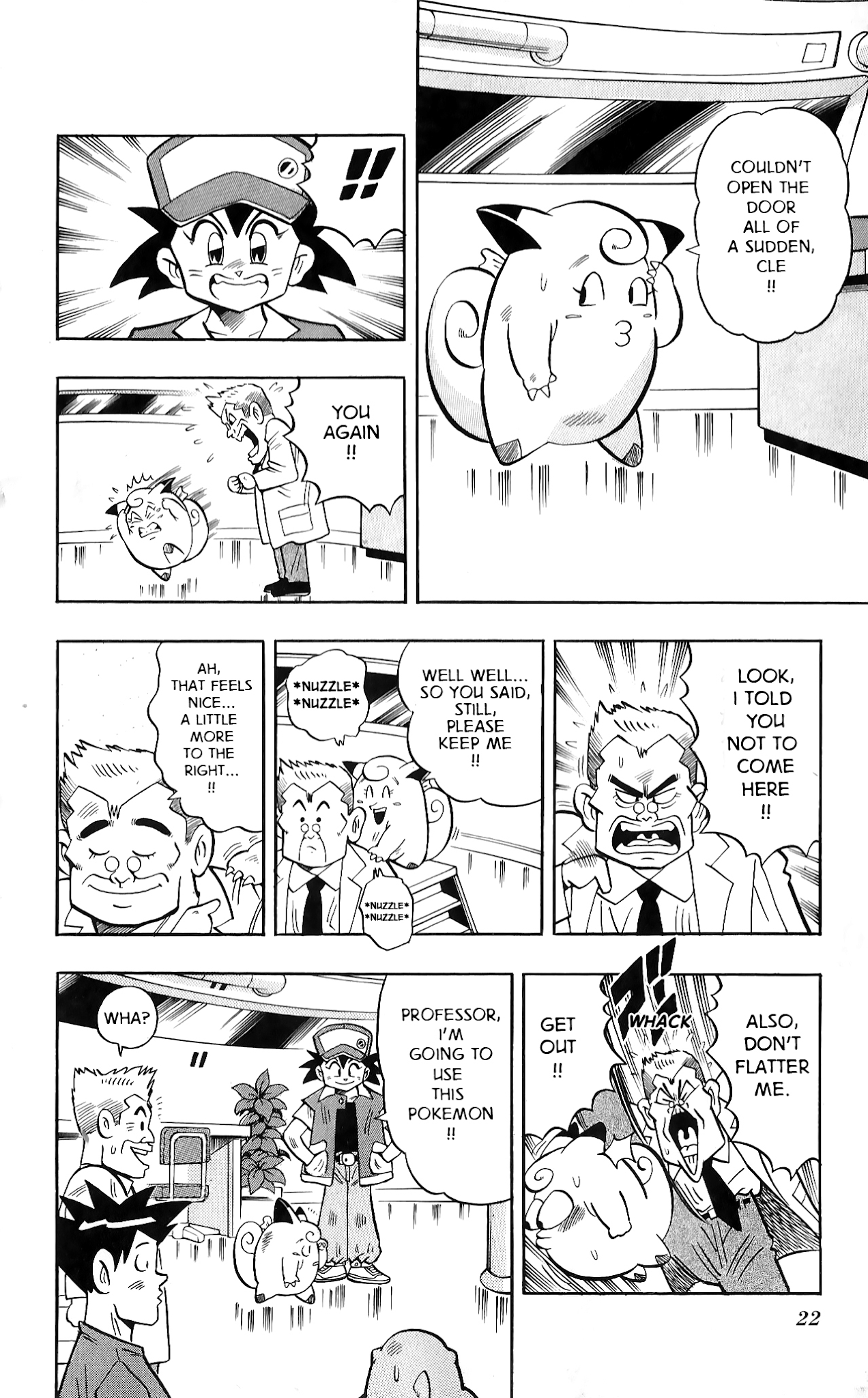 Pocket Monsters Chapter 1 page 22 - Chapter 1 v4 : The Pokemon Clefairy Appears!!