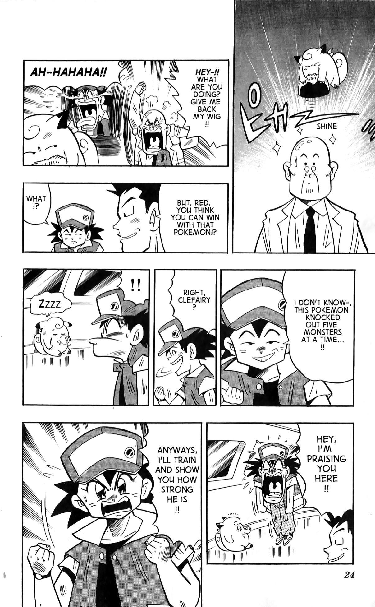 Pocket Monsters Chapter 1 page 24 - Chapter 1 v4 : The Pokemon Clefairy Appears!!