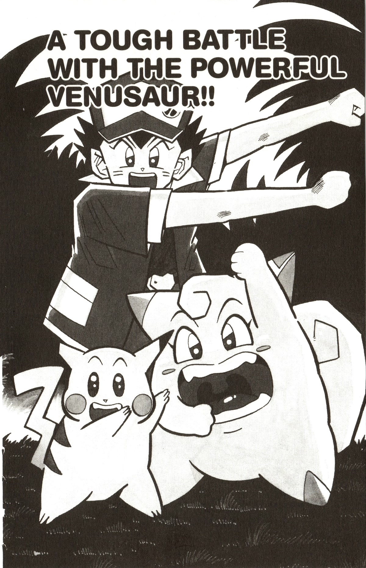 Pocket Monsters Chapter 10 page 1 - Chapter 10: A Tough Battle With the Powerful Venusaur!!