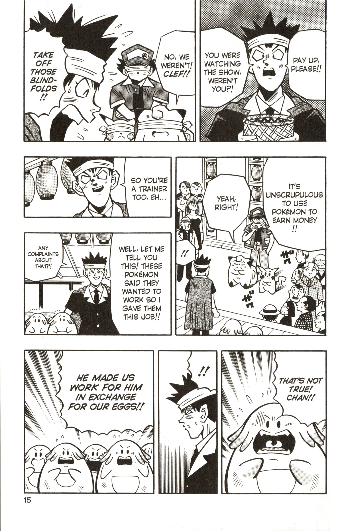 Pocket Monsters Chapter 15 page 9 - Chapter 15: Save the Chansey!!
