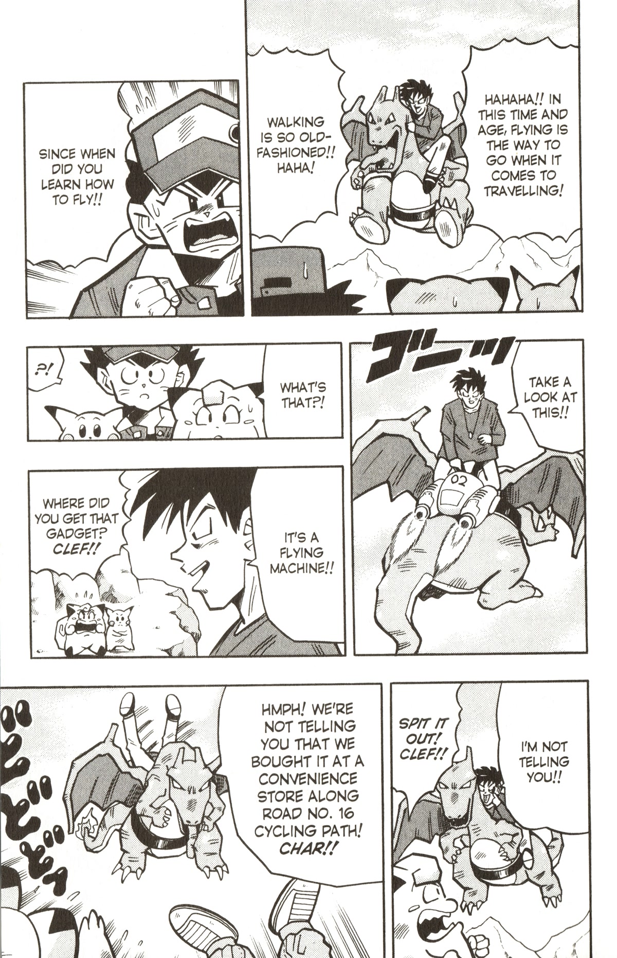 Pocket Monsters Chapter 16 page 4 - Chapter 16: Get the Flying Machine!!