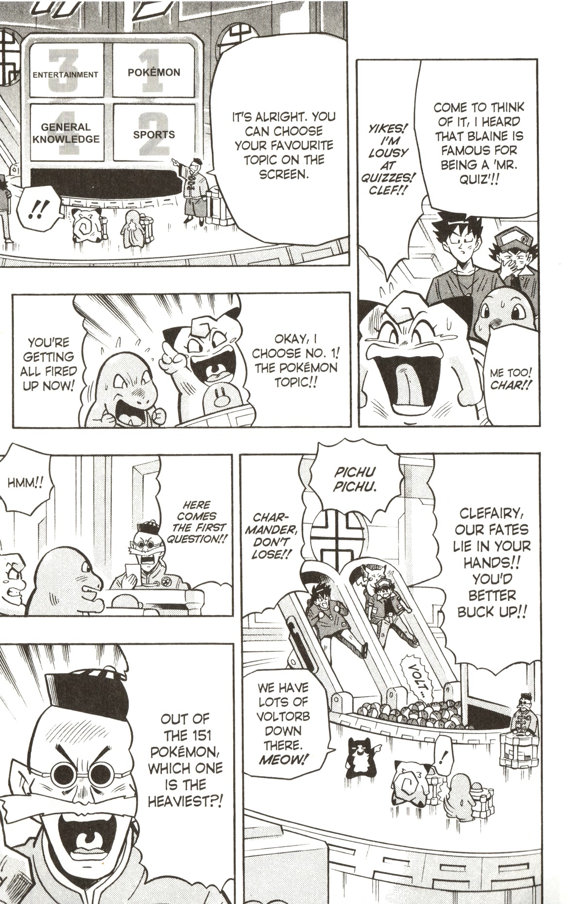 Pocket Monsters Chapter 24 page 10 - Chapter 24: The Pokemon Quiz Battle