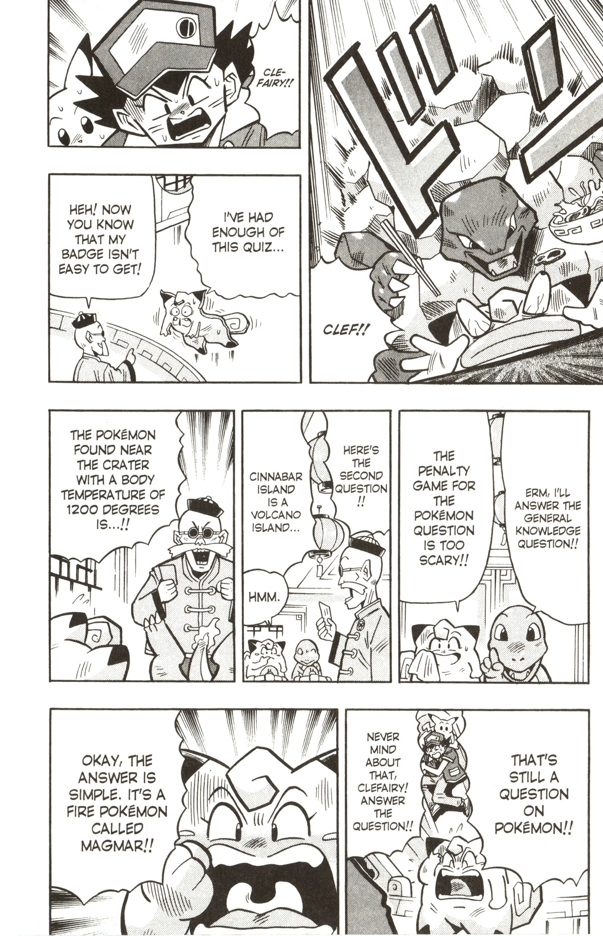 Pocket Monsters Chapter 24 page 13 - Chapter 24: The Pokemon Quiz Battle