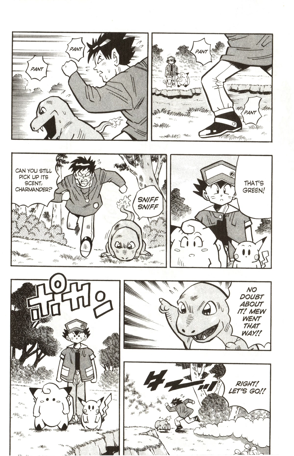 Pocket Monsters Chapter 5 page 6 - Chapter 5: The Hunt for Mew the Phantom Pokemon!!
