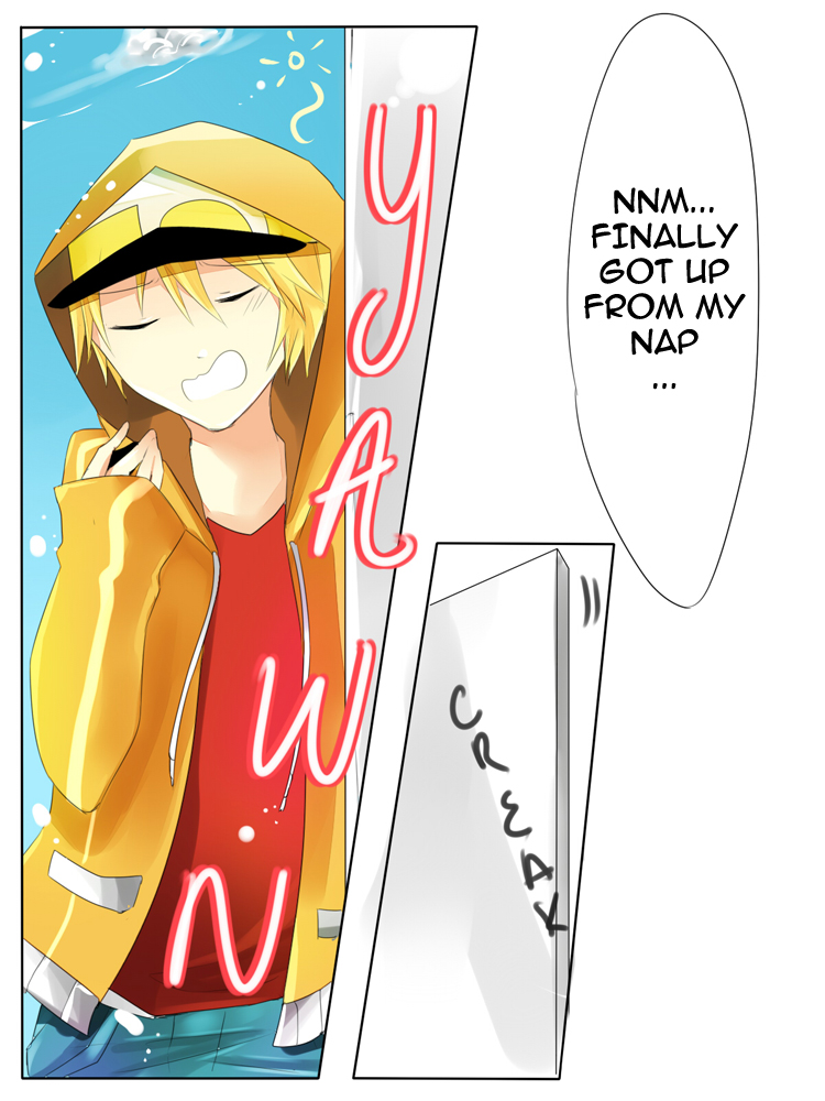 Pokemmo - The Webcomic Chapter 2.2 page 1 - Chapter 2 v2 : You're So Hot that I'm Going to Need a Burn Heal