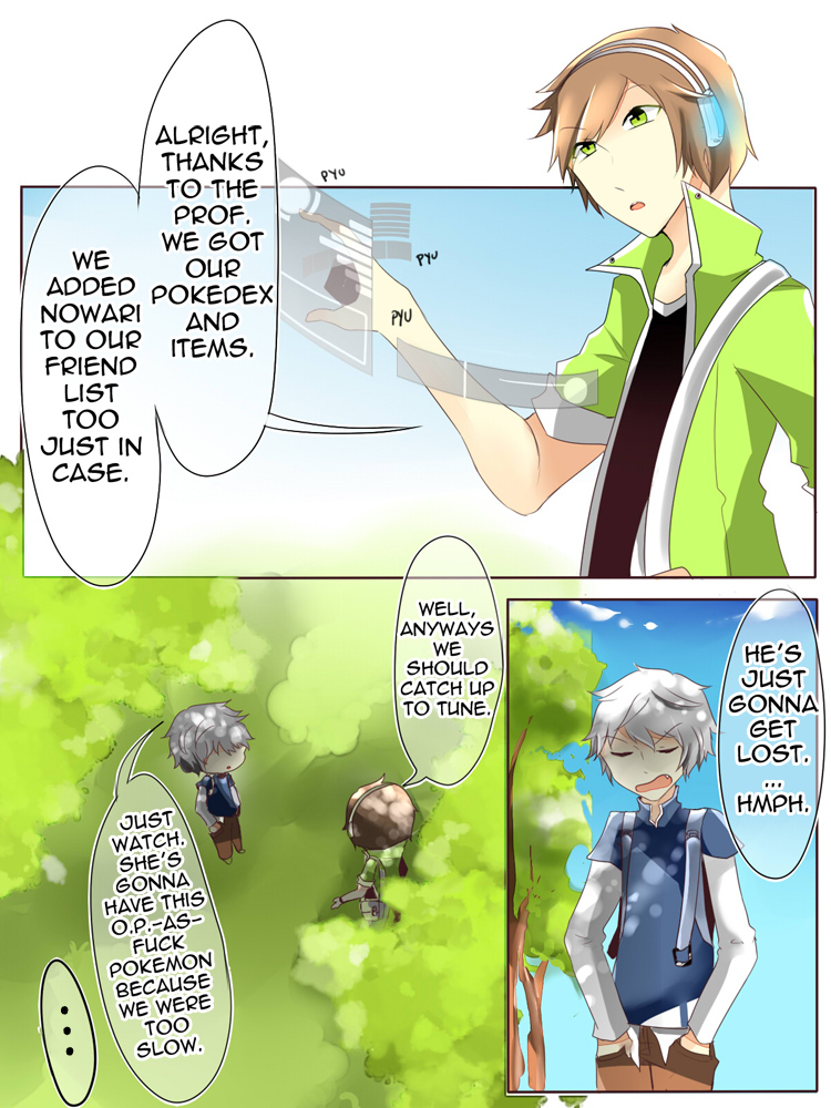Pokemmo - The Webcomic Chapter 2.2 page 11 - Chapter 2 v2 : You're So Hot that I'm Going to Need a Burn Heal