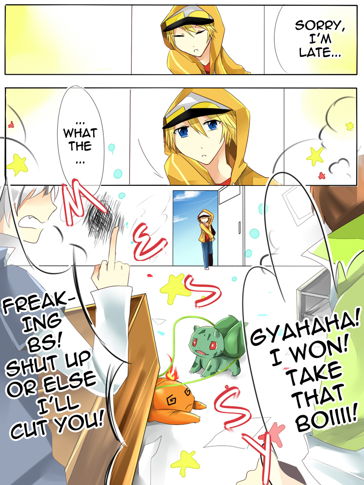 Pokemmo - The Webcomic Chapter 2.2 page 2 - Chapter 2 v2 : You're So Hot that I'm Going to Need a Burn Heal