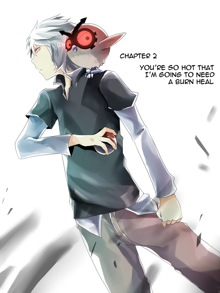 Pokemmo - The Webcomic Chapter 2.2 page 9 - Chapter 2 v2 : You're So Hot that I'm Going to Need a Burn Heal