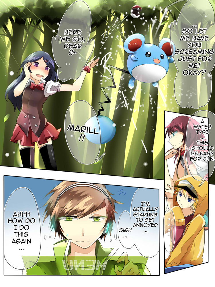Pokemmo - The Webcomic Chapter 5.1 page 6 - Chapter 5.1 : Senpai notice me