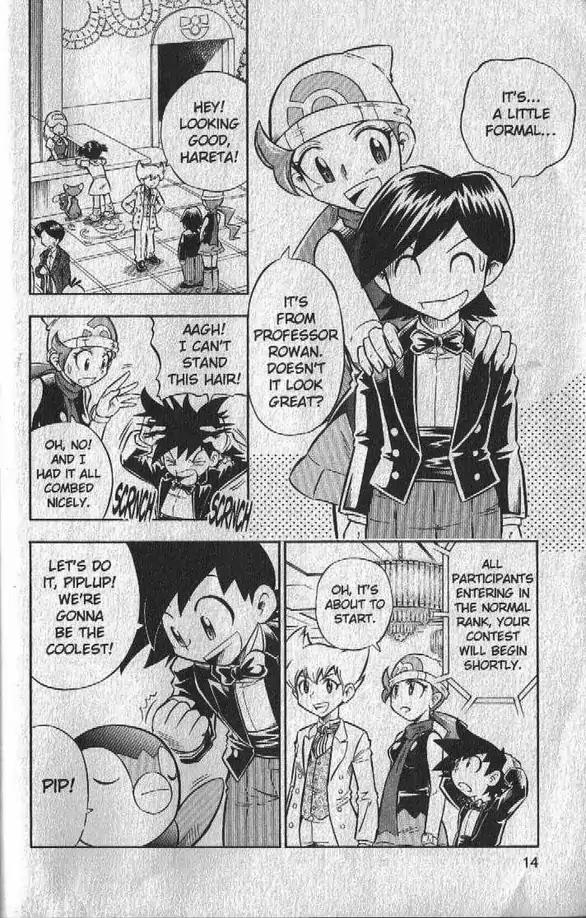 Pokemon DP Chapter 2.1 page 14 - Vol.2 Chapter 1: Beauty Contest: The Pokemon Super Contest!!