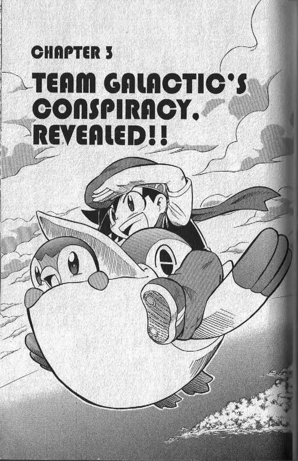 Pokemon DP Chapter 2.3 page 1 - Vol.2 Chapter 3: Team Galactic's Conspiracy, Revealed!!