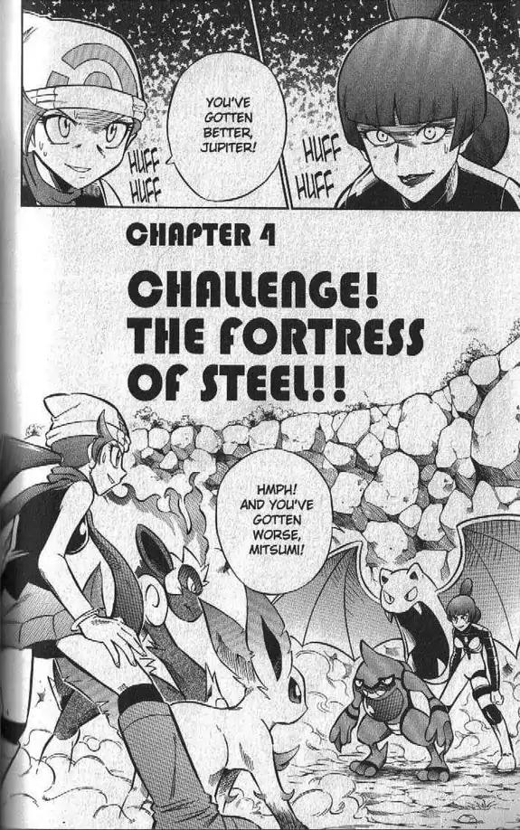 Pokemon DP Chapter 2.4 page 1 - Vol.2 Chapter 4: Challenge! The Fortress of Steel!!