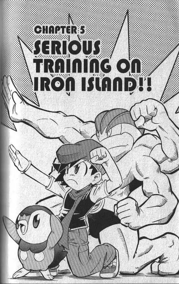 Pokemon DP Chapter 2.5 page 1 - Vol.2 Chapter 5: Serious Training on Iron Island!!