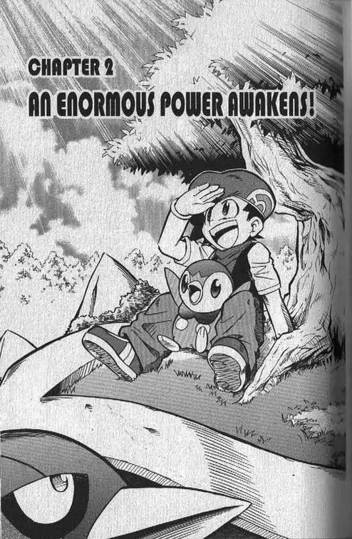Pokemon DP Chapter 4.2 page 1 - Vol.4 Chapter 2: An Enormous Power Awakens!
