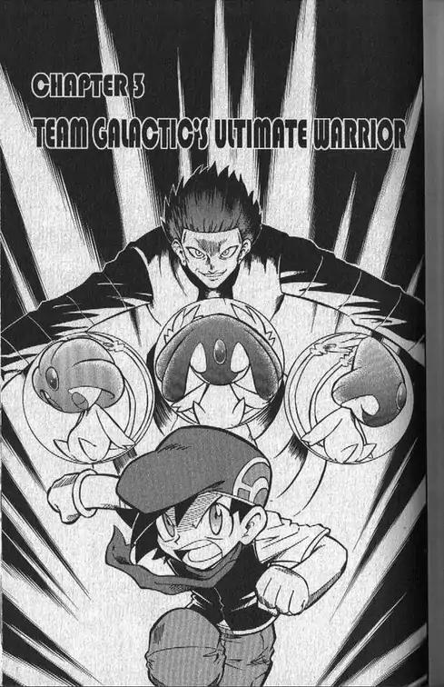 Pokemon DP Chapter 4.3 page 1 - Vol.4 Chapter 3: Team Galactic's Ultimate Warrior