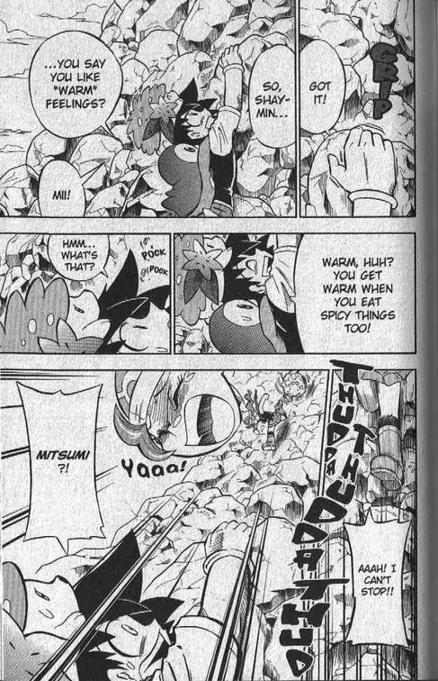 Pokemon DP Chapter 4.5 page 14 - Vol.4 Chapter 5: Pokemon DP Special--The Tale of Hareta and Shaymin