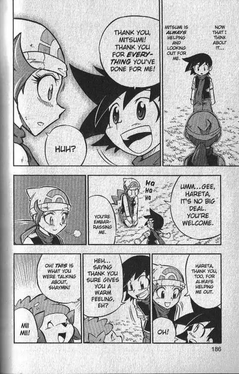 Pokemon DP Chapter 4.5 page 21 - Vol.4 Chapter 5: Pokemon DP Special--The Tale of Hareta and Shaymin