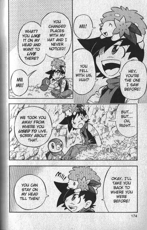 Pokemon DP Chapter 4.5 page 9 - Vol.4 Chapter 5: Pokemon DP Special--The Tale of Hareta and Shaymin