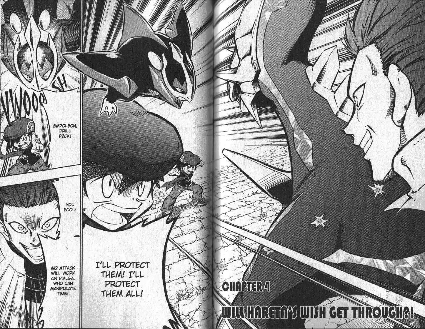 Pokemon DP Chapter 5.4 page 2 - Vol.5 Chapter 4: Will Hareta's Wish Get Through?!