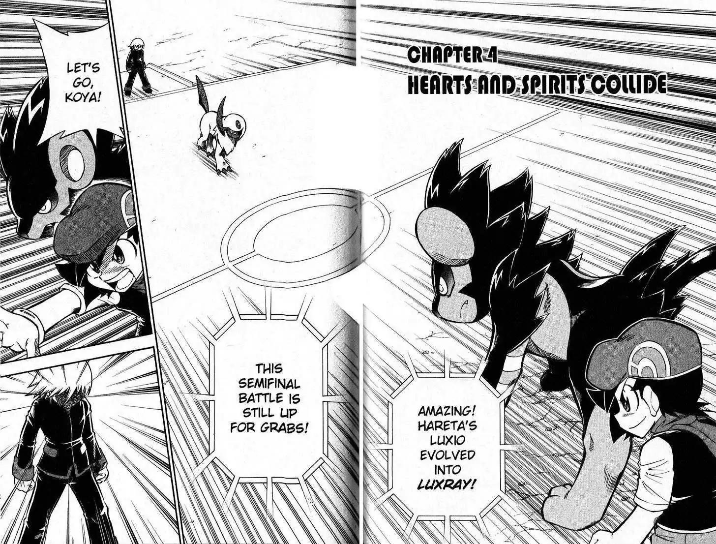 Pokemon DP Chapter 6.4 page 1 - Vol.6 Chapter 4: Hearts and Spirits Collide