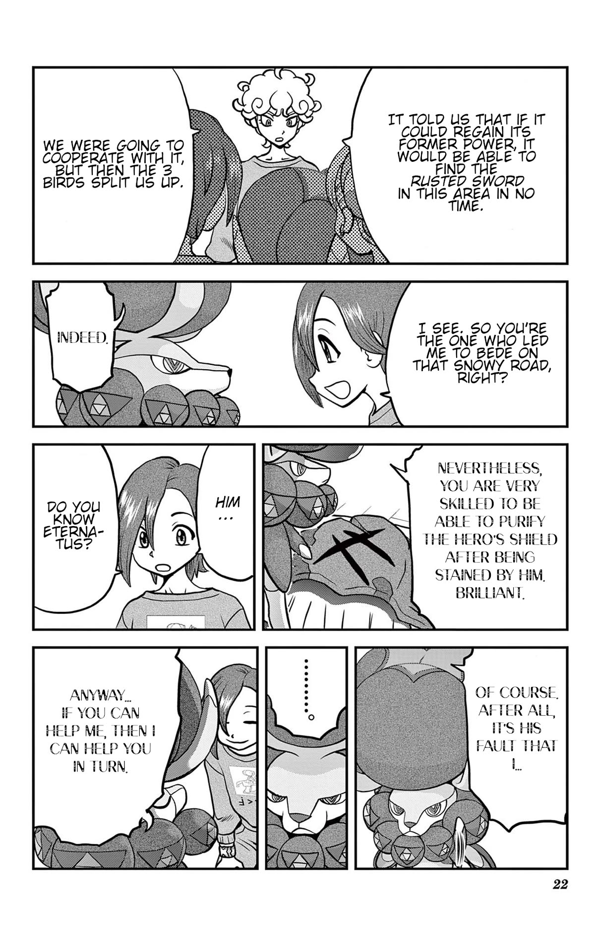 Pokémon SPECIAL Sword and Shield Chapter 38 page 18 - Chapter 38: Calyrex's Secret Carrot!
