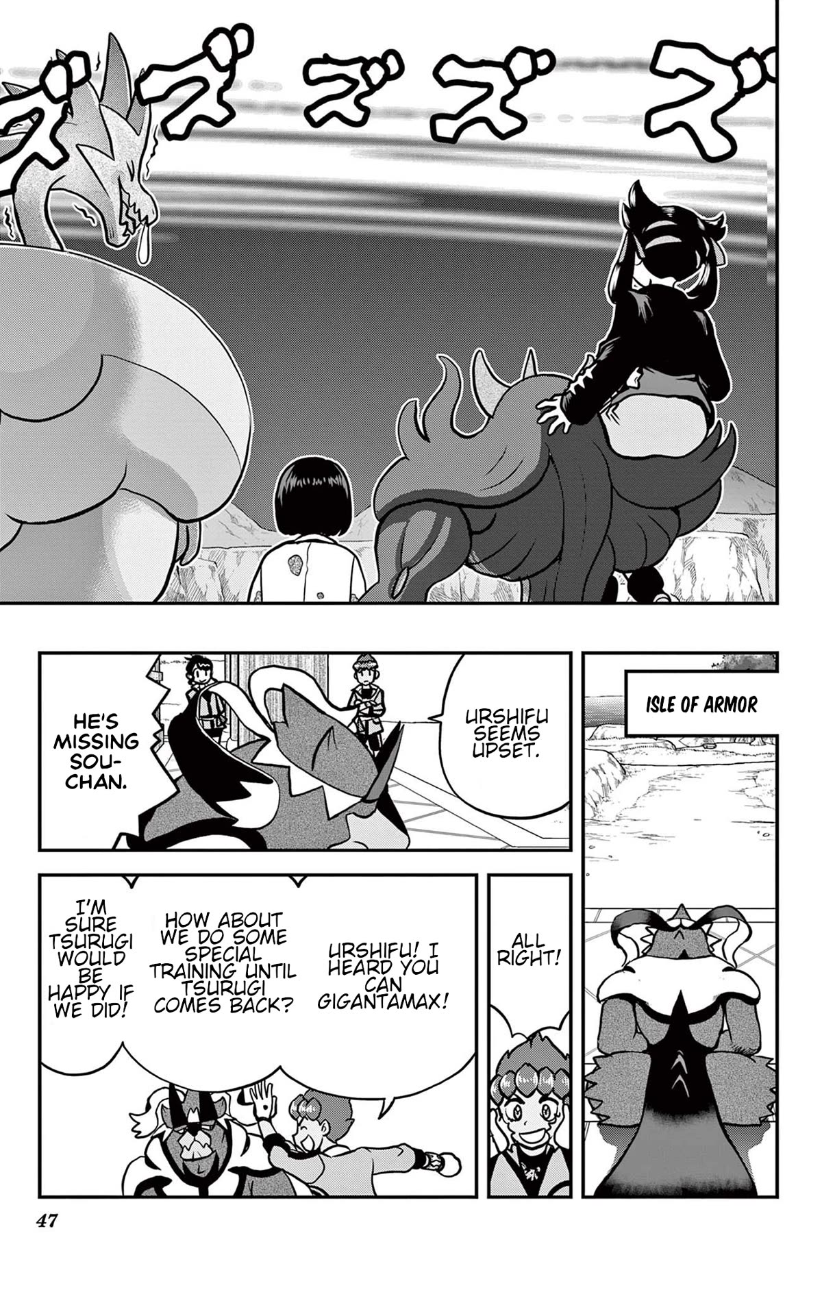 Pokémon SPECIAL Sword and Shield Chapter 39 page 14 - Chapter 39: Gallop of the King's Beloved Steed!!