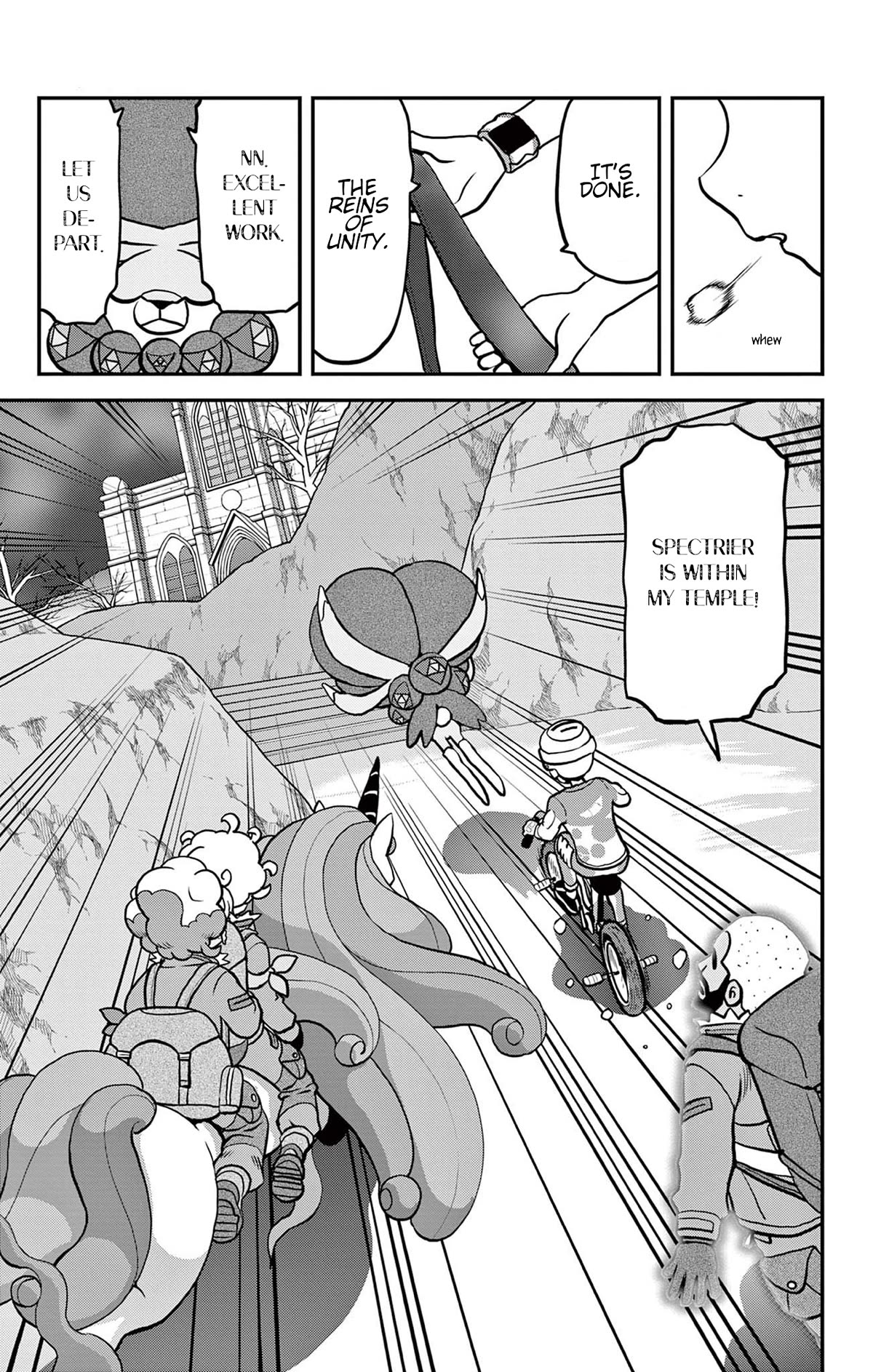 Pokémon SPECIAL Sword and Shield Chapter 39 page 28 - Chapter 39: Gallop of the King's Beloved Steed!!