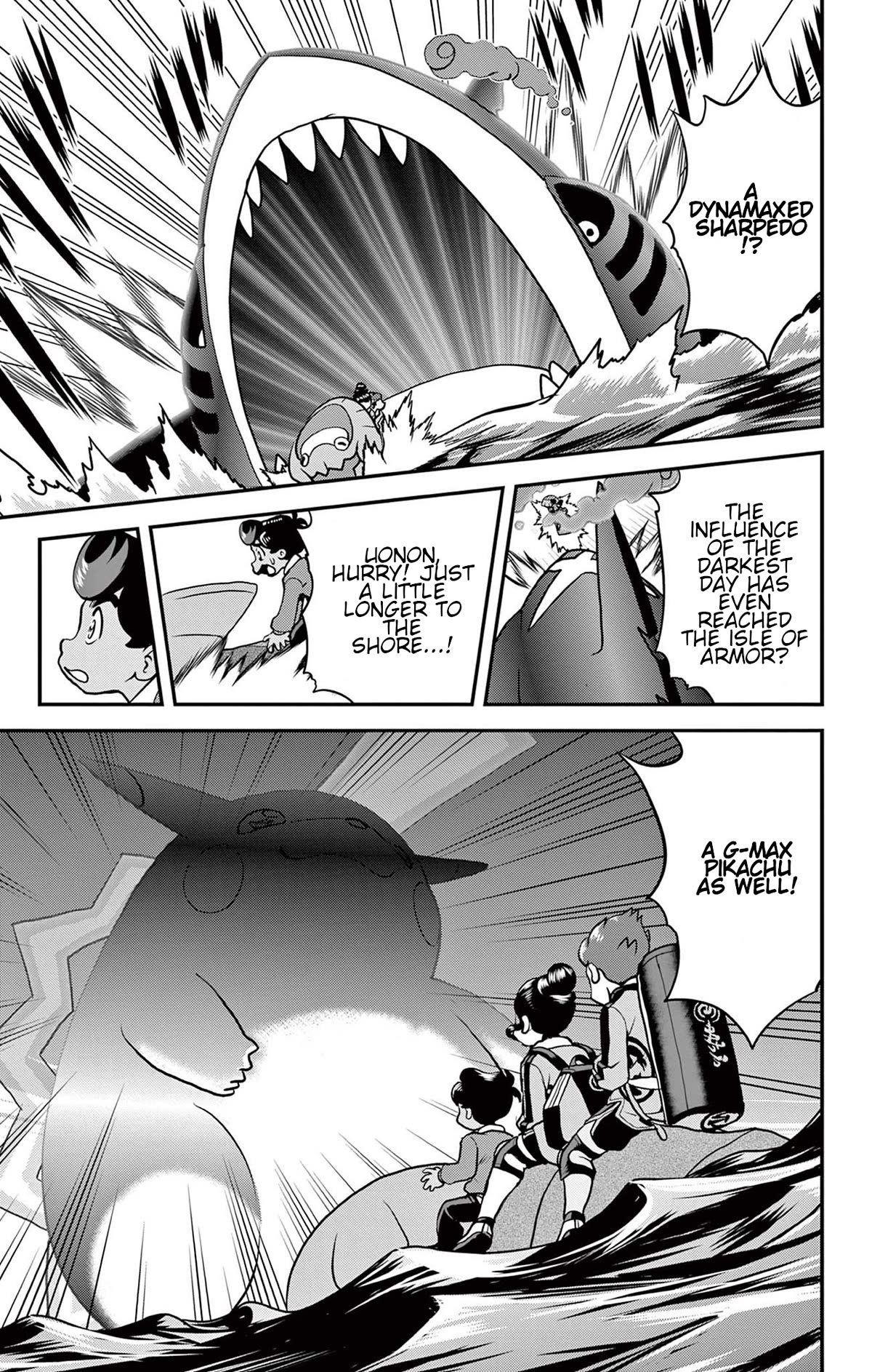 Pokémon SPECIAL Sword and Shield Chapter 40 page 25 - Chapter 40: Rumble!! Return of the Darkest Day!
