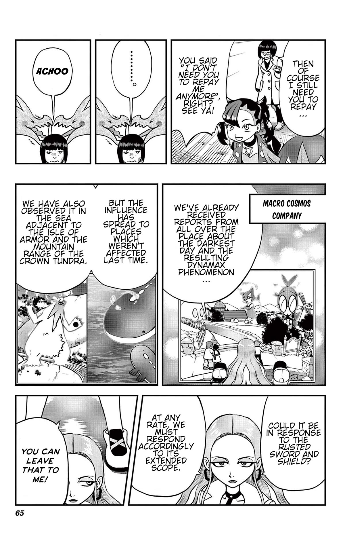 Pokémon SPECIAL Sword and Shield Chapter 40 page 4 - Chapter 40: Rumble!! Return of the Darkest Day!