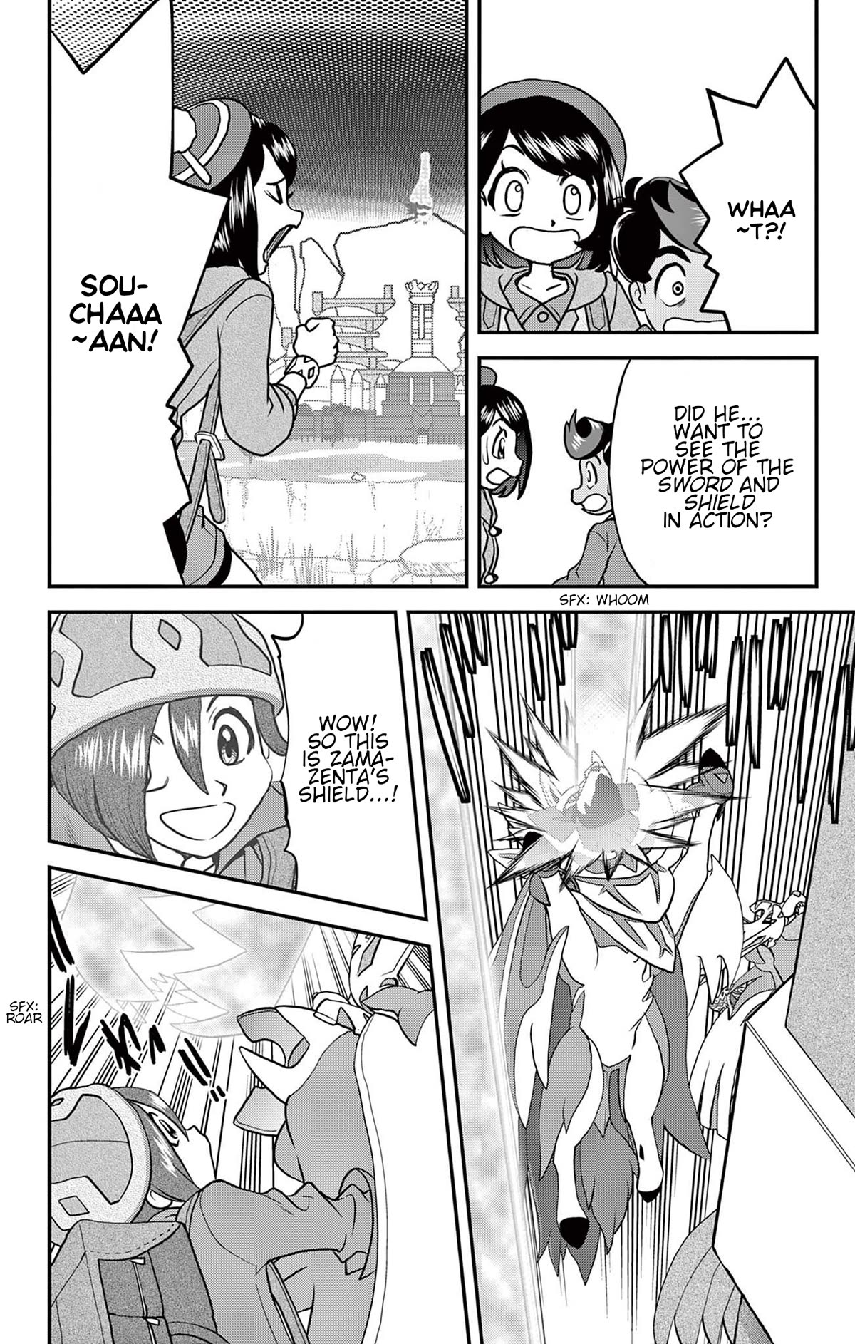 Pokémon SPECIAL Sword and Shield Chapter 42 page 16 - Chapter 42: The Great Triple Threat!!