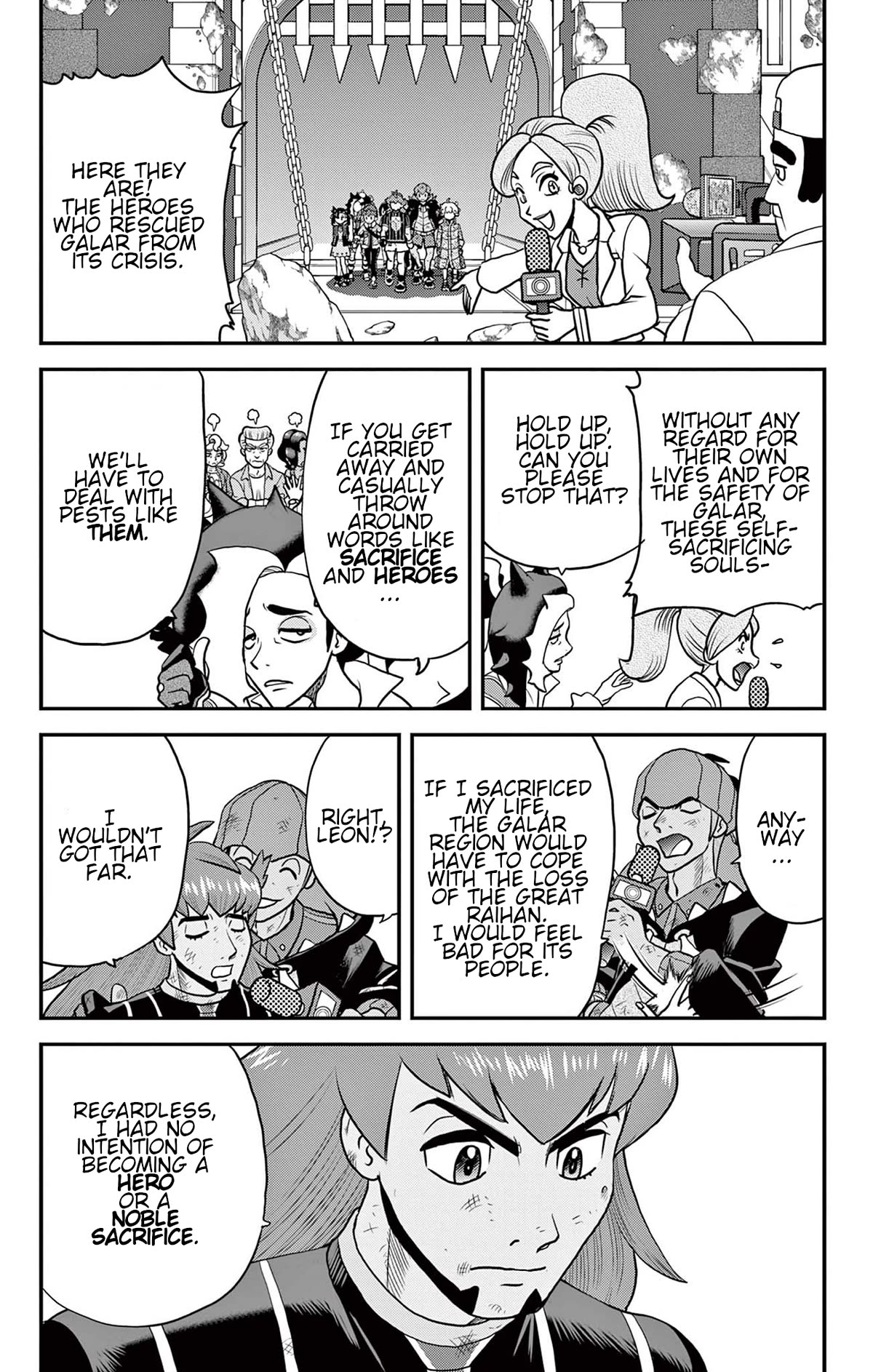Pokémon SPECIAL Sword and Shield Chapter 43 page 10 - Chapter 43: A Warm Farewell to Galar!! [END]