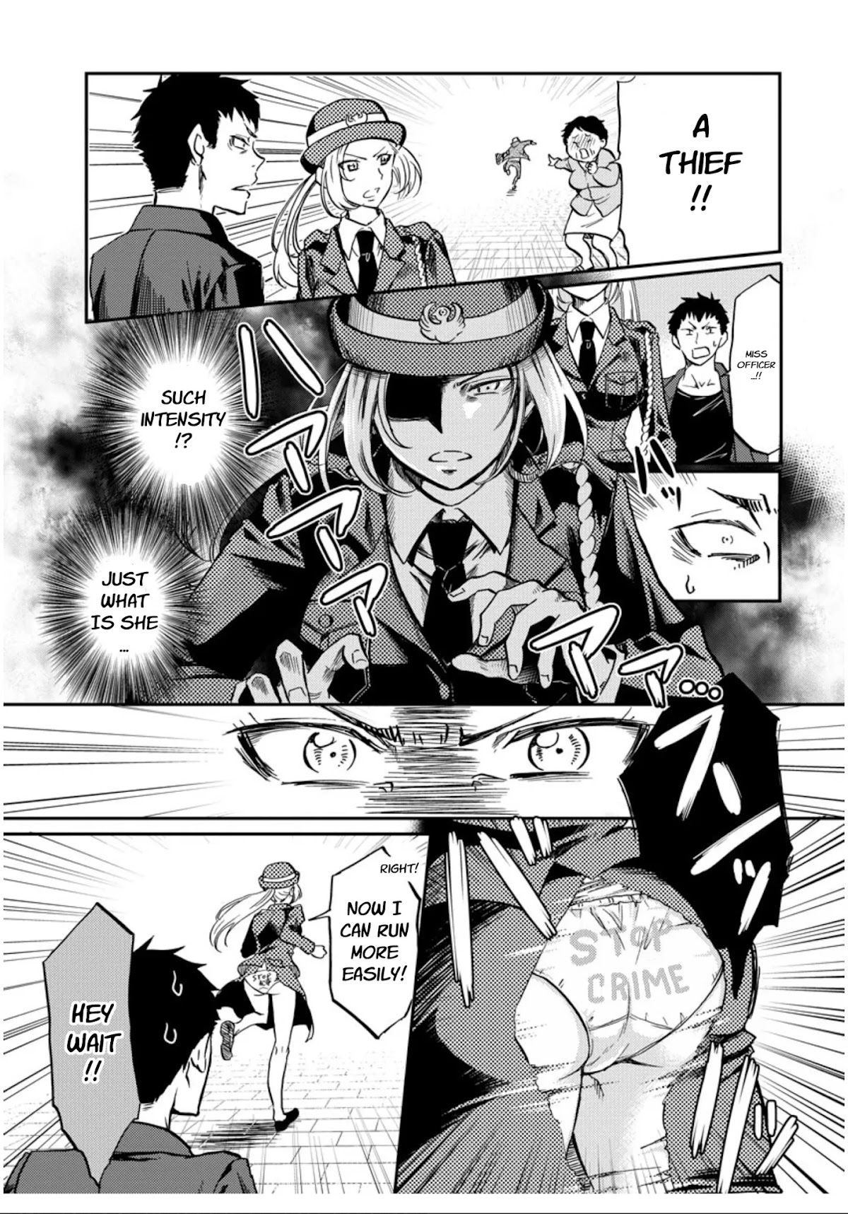 Policewoman and Assassin Chapter 1 page 4 - Chapter 1: action. 1