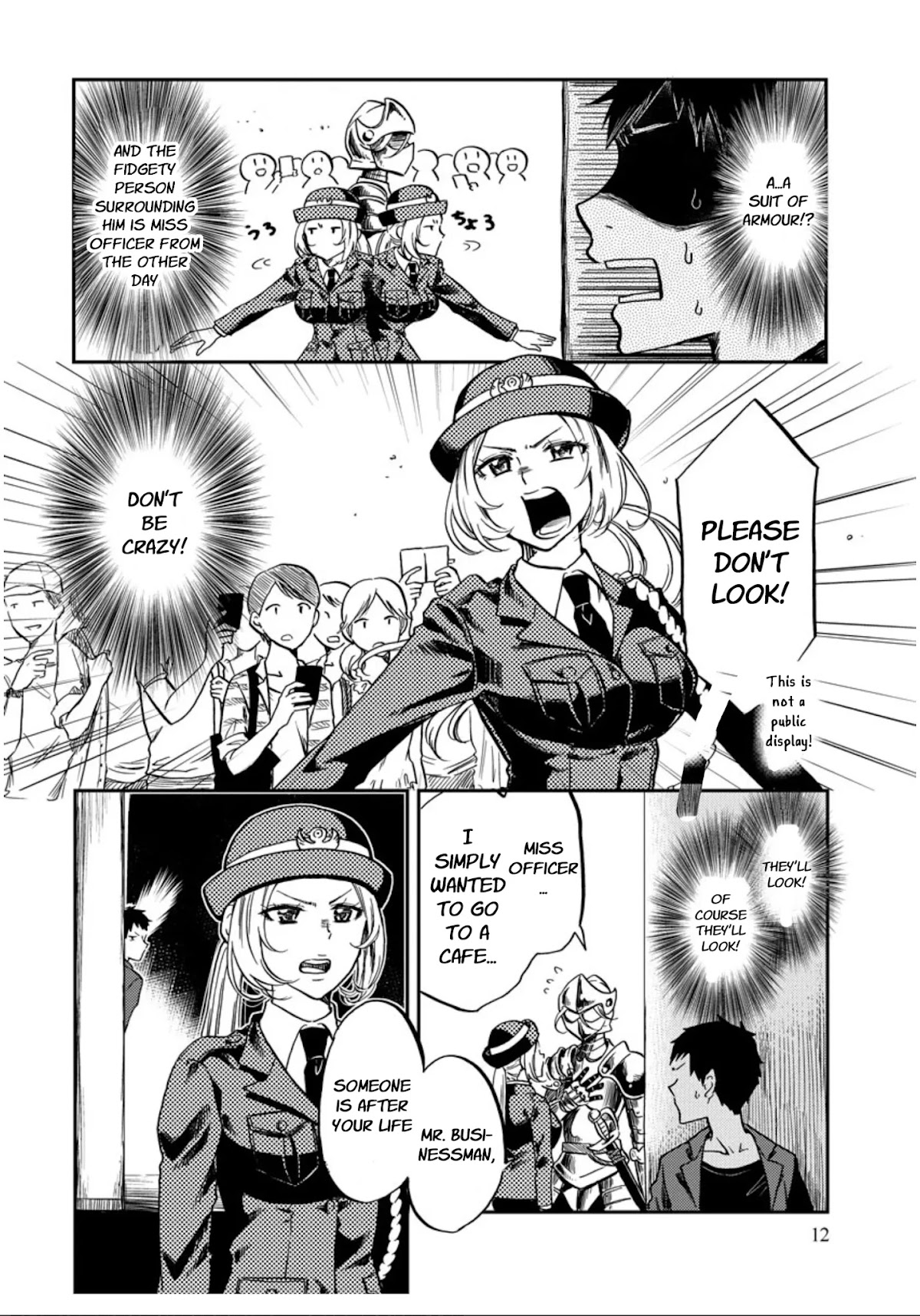 Policewoman and Assassin Chapter 2 page 2 - Chapter 2: action. 2