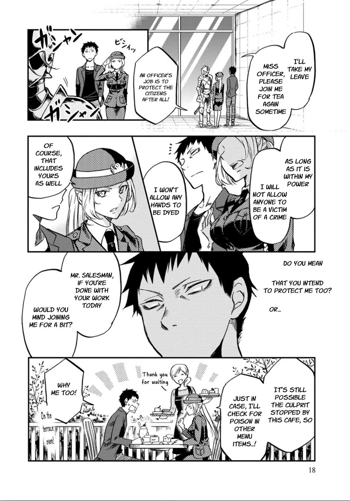 Policewoman and Assassin Chapter 2 page 8 - Chapter 2: action. 2