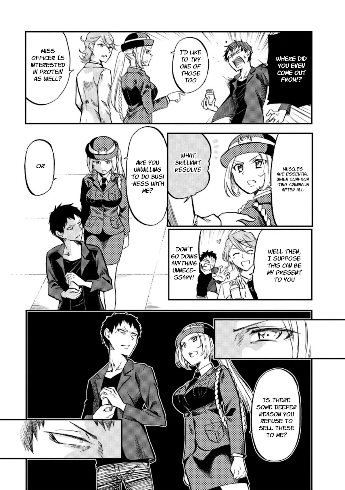 Policewoman and Assassin Chapter 4 page 2 - Chapter 4: action. 4