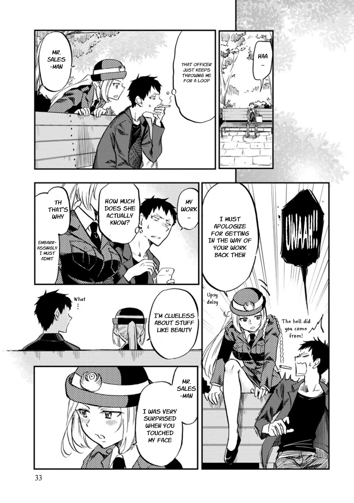 Policewoman and Assassin Chapter 4 page 7 - Chapter 4: action. 4