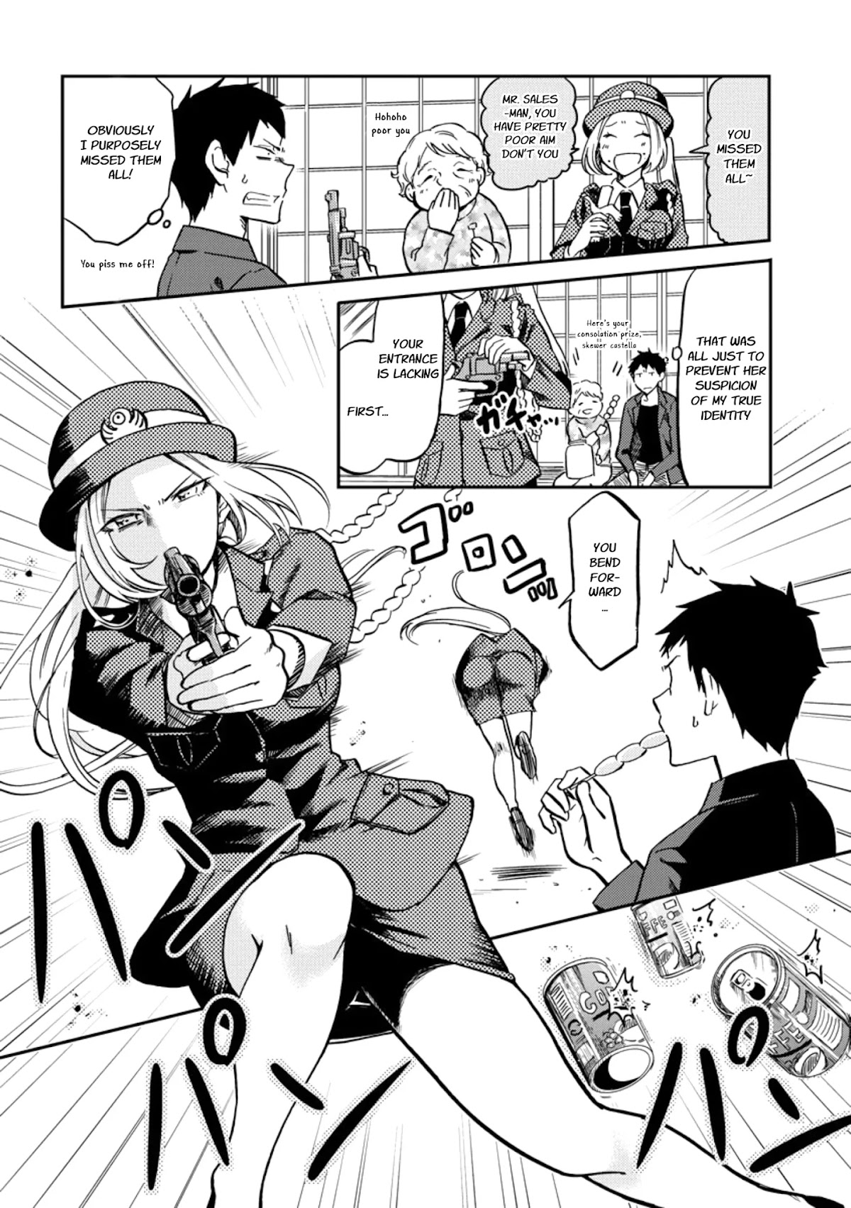 Policewoman and Assassin Chapter 5 page 4 - Chapter 5: action. 5
