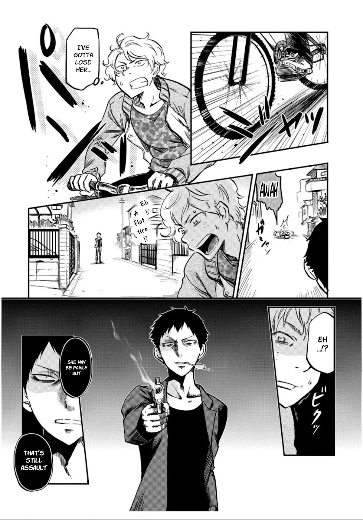 Policewoman and Assassin Chapter 5 page 6 - Chapter 5: action. 5