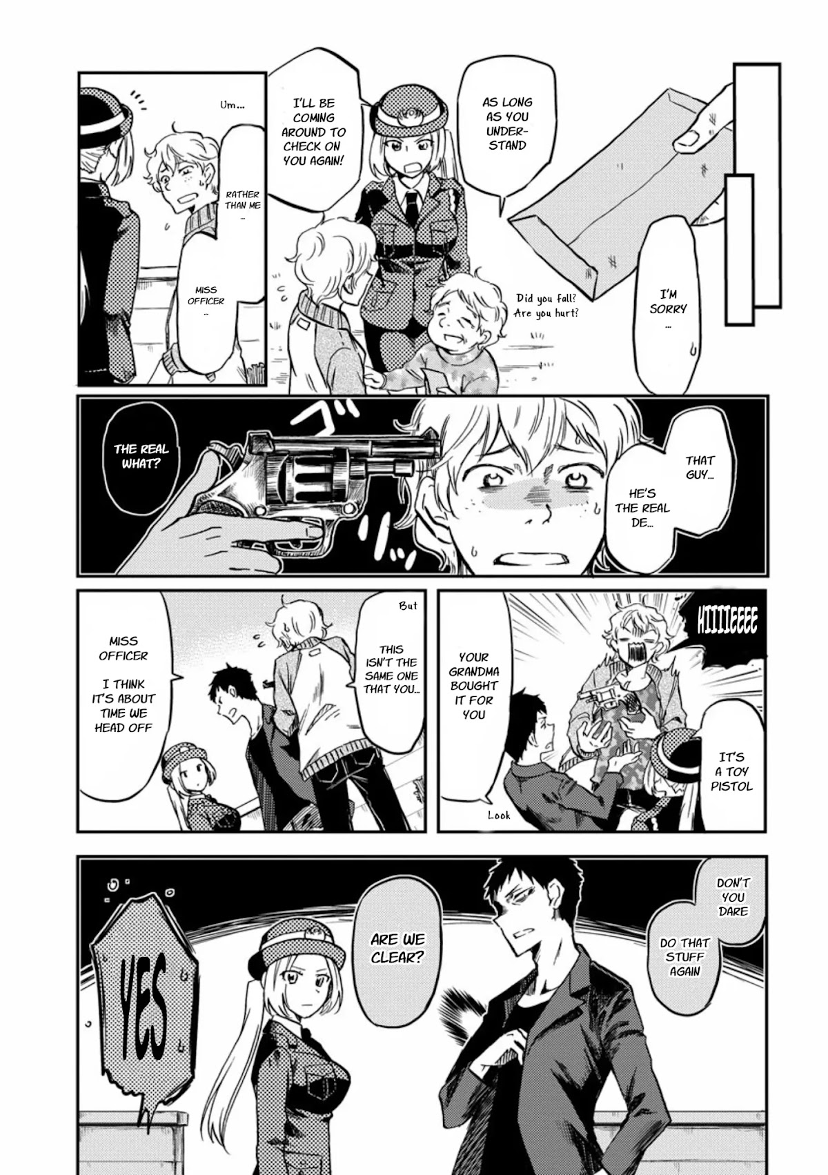 Policewoman and Assassin Chapter 5 page 7 - Chapter 5: action. 5