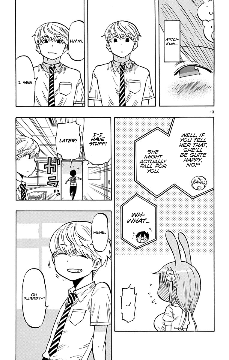 Ponkotsu-chan Kenshouchuu Chapter 19 page 13 - Chapter 19: Hirari's Ears Are Rabbit Ears
