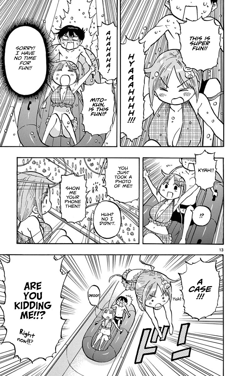 Ponkotsu-chan Kenshouchuu Chapter 24 page 13 - Chapter 24: Yumesaki-san and the Pool