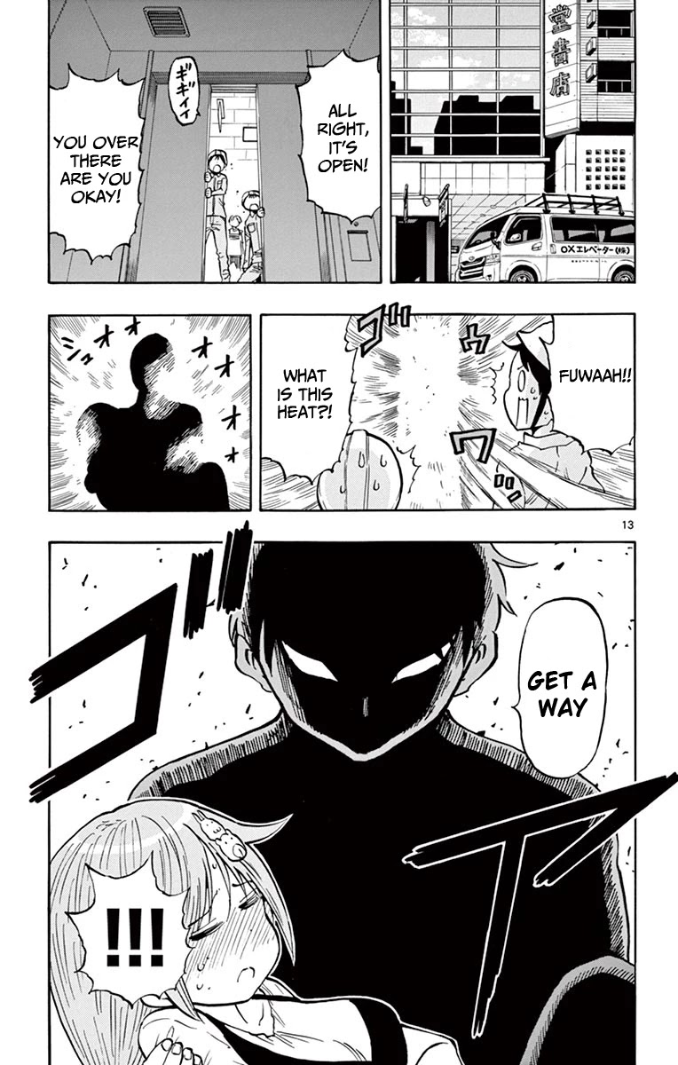 Ponkotsu-chan Kenshouchuu Chapter 28 page 14 - Chapter 28: Elevator Ghost Stories