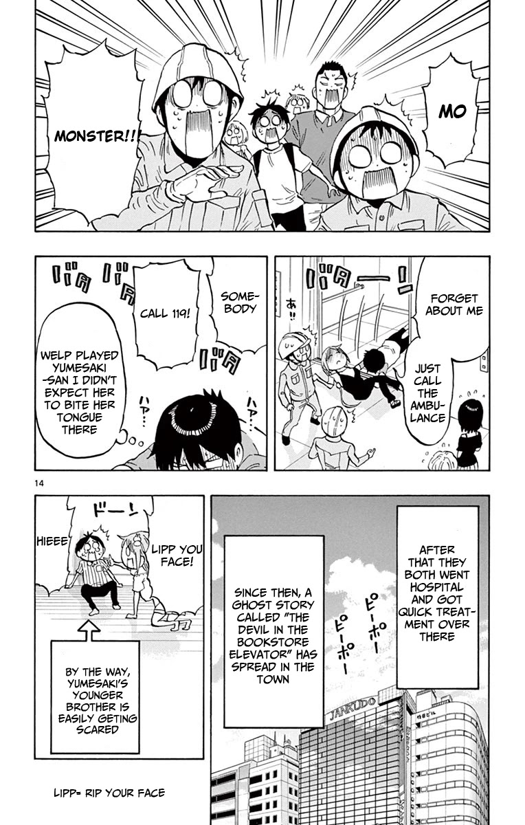 Ponkotsu-chan Kenshouchuu Chapter 28 page 15 - Chapter 28: Elevator Ghost Stories
