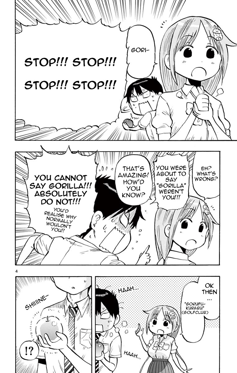 Ponkotsu-chan Kenshouchuu Chapter 44 page 4 - Chapter 44: Yumesaki-san Can't Shiritori