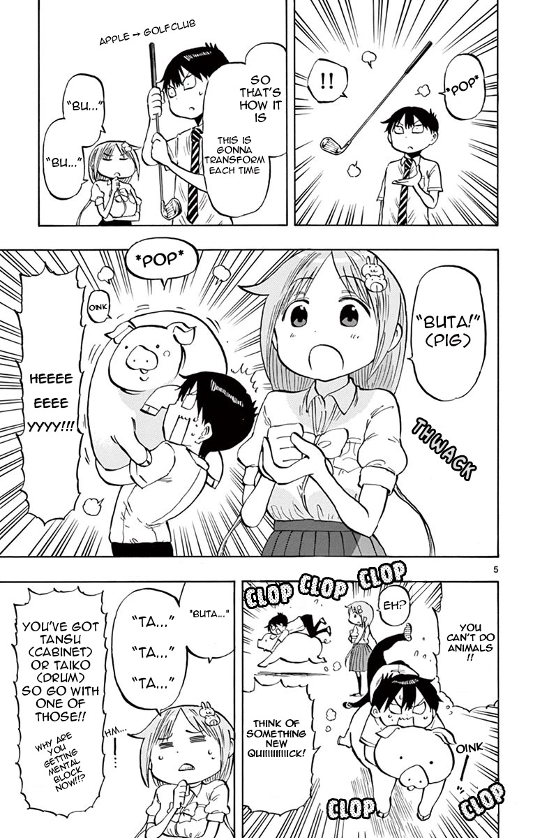 Ponkotsu-chan Kenshouchuu Chapter 44 page 5 - Chapter 44: Yumesaki-san Can't Shiritori