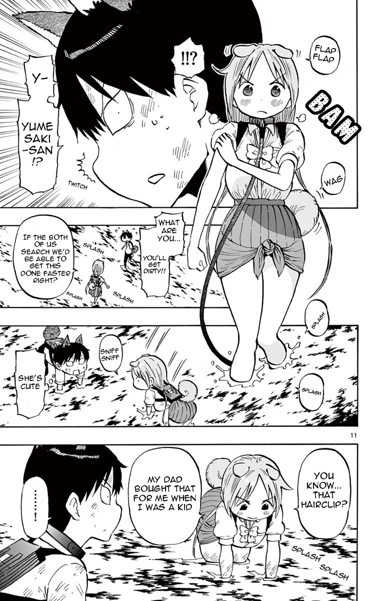 Ponkotsu-chan Kenshouchuu Chapter 50 page 11 - Chapter 50: Yumesaki's Hair Clip